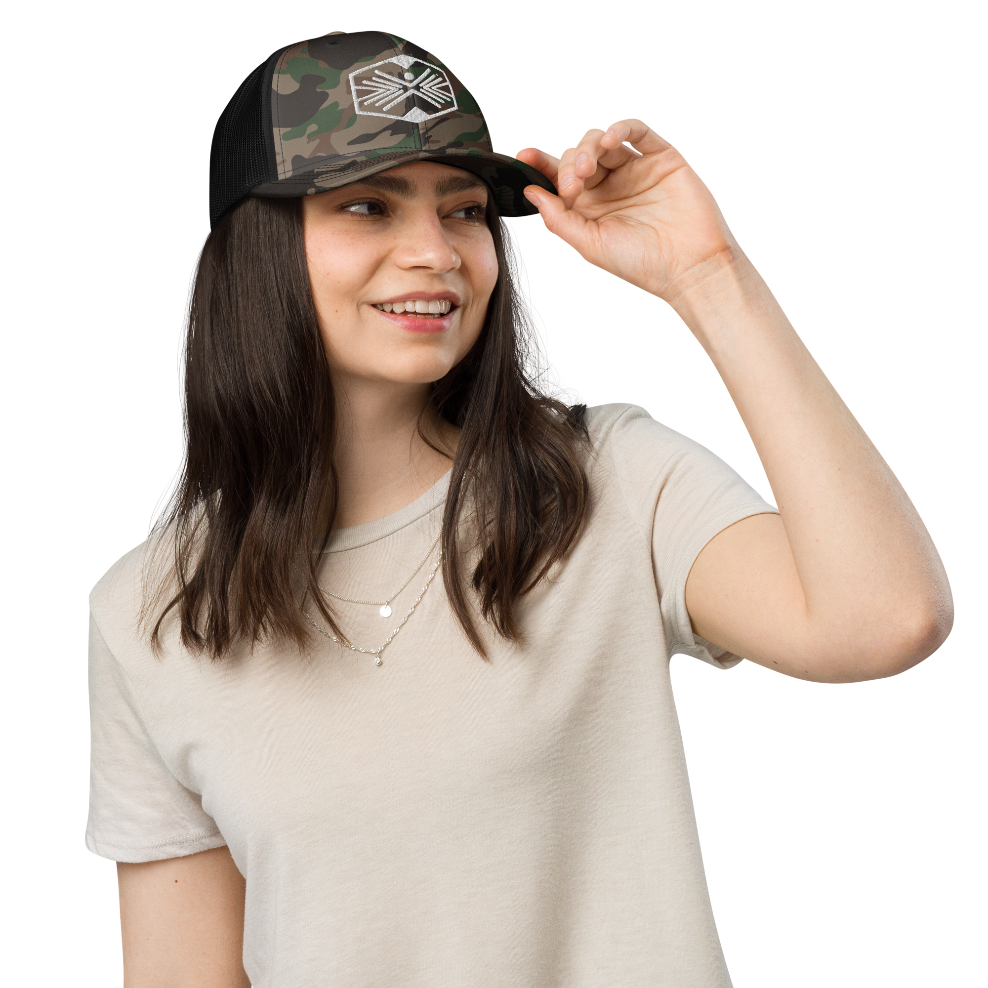 Camouflage Americana Cap - Image 5