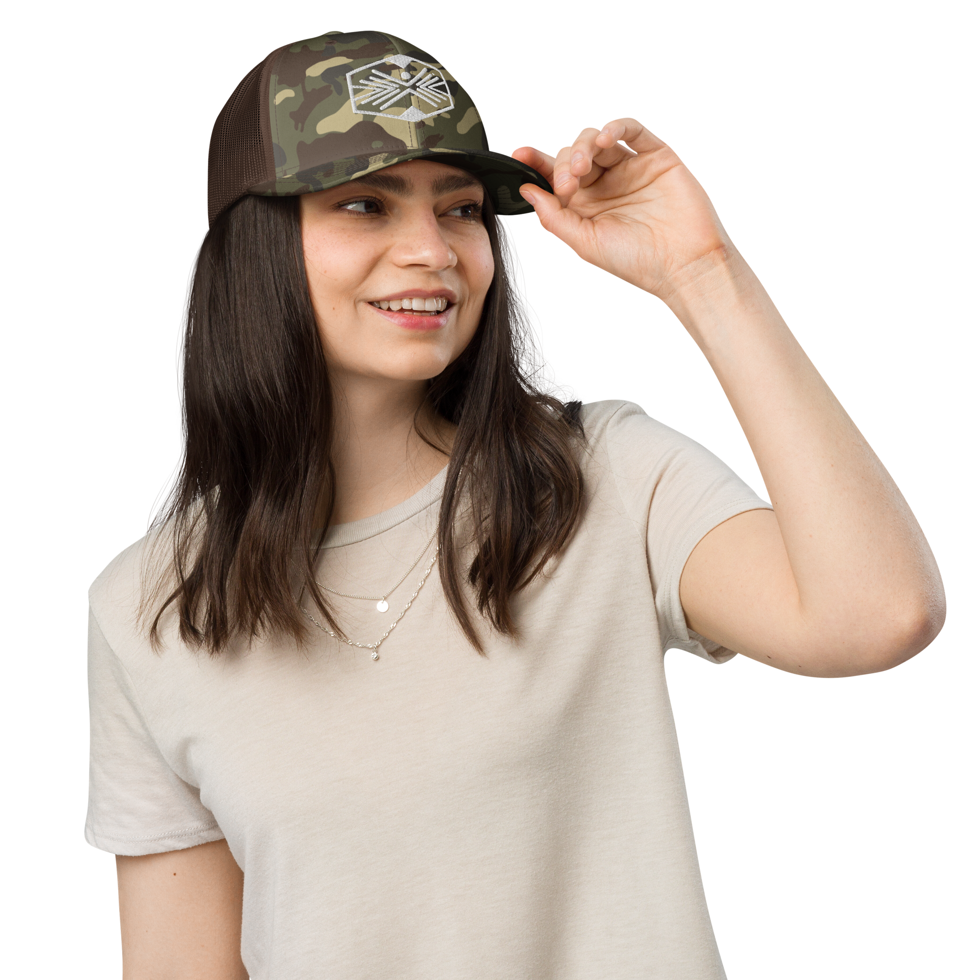 Camouflage Americana Cap - Image 6
